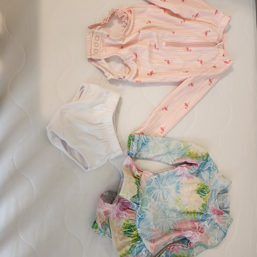 Baby Swimsuits (Aka Babing Suit) With Bloomer- 6 Month Old Baby